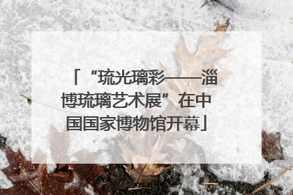 “琉光璃彩——淄博琉璃艺术展”在中国国家博物馆开幕
