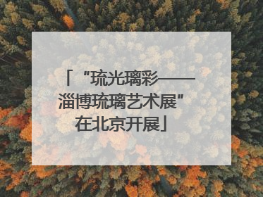 “琉光璃彩——淄博琉璃艺术展”在北京开展