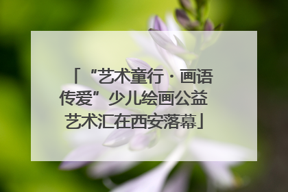 “艺术童行・画语传爱”少儿绘画公益艺术汇在西安落幕