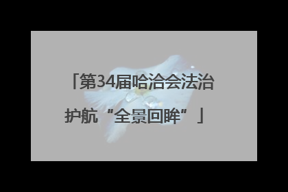 第34届哈洽会法治护航“全景回眸”