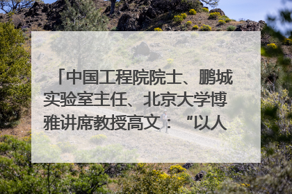 中国工程院院士、鹏城实验室主任、北京大学博雅讲席教授高文：“以人为本 智能向善” 推动文化与科技相生相促｜聚焦2025文化强国建设高峰论坛