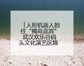 人形机器人担任“揭幕嘉宾” 武汉欢乐谷码头文化演艺区焕新归来