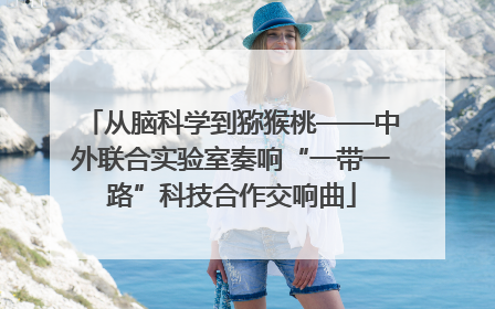 从脑科学到猕猴桃——中外联合实验室奏响“一带一路”科技合作交响曲