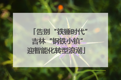 告别“铁锤时代” 吉林“钢铁小镇”迎智能化转型浪潮