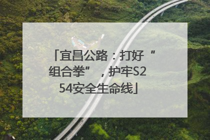 宜昌公路：打好“组合拳”，护牢S254安全生命线