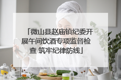 微山县赵庙镇纪委开展午间饮酒专项监督检查 筑牢纪律防线