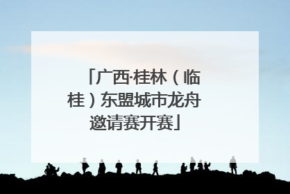 广西·桂林（临桂）东盟城市龙舟邀请赛开赛