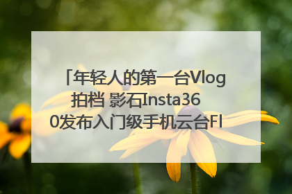 年轻人的第一台Vlog拍档 影石Insta360发布入门级手机云台Flow 2_深圳新闻网