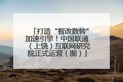 打造“智改数转”加速引擎！中国联通（上饶）互联网研究院正式运营（图）