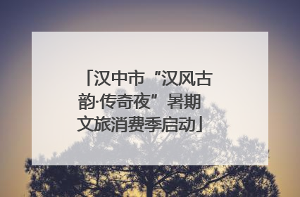 汉中市“汉风古韵·传奇夜”暑期文旅消费季启动