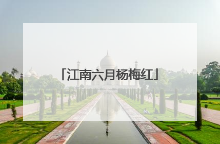 江南六月杨梅红