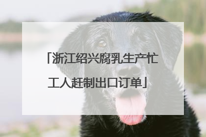 浙江绍兴腐乳生产忙 工人赶制出口订单
