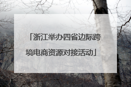 浙江举办四省边际跨境电商资源对接活动