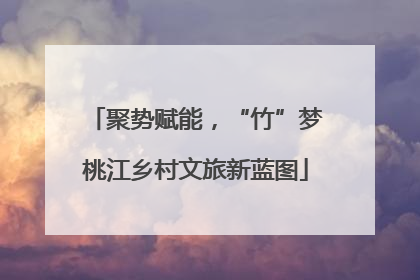 聚势赋能，“竹”梦桃江乡村文旅新蓝图