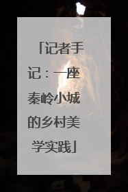 记者手记：一座秦岭小城的乡村美学实践