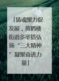 铸魂聚力促发展，黄鹤楼街道多举措弘扬“三大精神”凝聚奋进力量