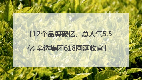 12个品牌破亿、总人气5.5亿 辛选集团618圆满收官
