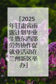 2025年甘肃省雨露计划毕业生暨东西部劳务协作促就业活动在兰州新区举办
