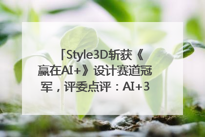 Style3D斩获《赢在AI+》设计赛道冠军，评委点评：AI+3D技术世界第一